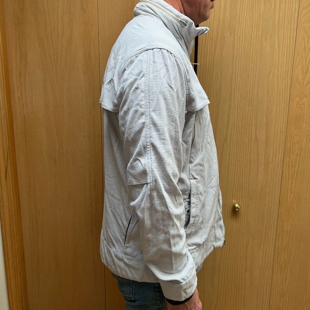 Lululemon Relay Jacket Houndstooth Swift Silverslate / Soot XXL - Picture 4 of 5